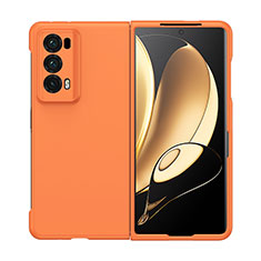 Coque Plastique Mat Protection Integrale 360 Degres Avant et Arriere Etui Housse BH1 pour Huawei Honor Magic V2 5G Orange