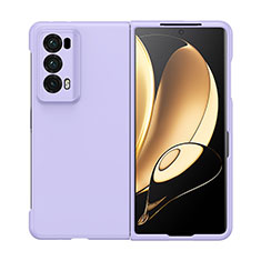 Coque Plastique Mat Protection Integrale 360 Degres Avant et Arriere Etui Housse BH1 pour Huawei Honor Magic V2 Ultimate 5G Violet