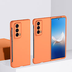 Coque Plastique Mat Protection Integrale 360 Degres Avant et Arriere Etui Housse BH1 pour Huawei Honor Magic Vs2 5G Orange