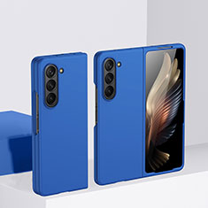 Coque Plastique Mat Protection Integrale 360 Degres Avant et Arriere Etui Housse BH1 pour Samsung Galaxy Z Fold5 5G Bleu