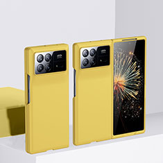 Coque Plastique Mat Protection Integrale 360 Degres Avant et Arriere Etui Housse BH1 pour Xiaomi Mix Fold 3 5G Jaune