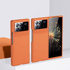 Coque Plastique Mat Protection Integrale 360 Degres Avant et Arriere Etui Housse BH1 pour Xiaomi Mix Fold 3 5G Orange