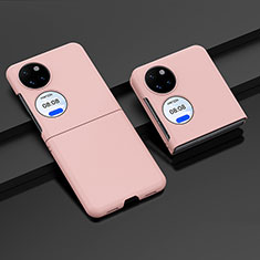 Coque Plastique Mat Protection Integrale 360 Degres Avant et Arriere Etui Housse BH2 pour Huawei Pocket S Or Rose