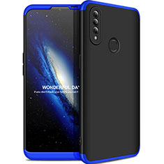 Coque Plastique Mat Protection Integrale 360 Degres Avant et Arriere Etui Housse M01 pour Oppo A8 Bleu et Noir