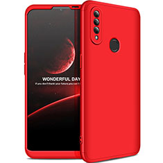 Coque Plastique Mat Protection Integrale 360 Degres Avant et Arriere Etui Housse M01 pour Oppo A8 Rouge