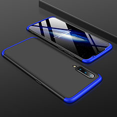 Coque Plastique Mat Protection Integrale 360 Degres Avant et Arriere Etui Housse M01 pour Xiaomi Mi 9 Lite Bleu et Noir