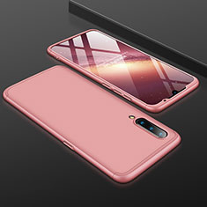 Coque Plastique Mat Protection Integrale 360 Degres Avant et Arriere Etui Housse M01 pour Xiaomi Mi 9 Lite Or Rose