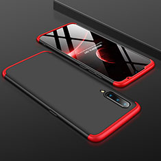Coque Plastique Mat Protection Integrale 360 Degres Avant et Arriere Etui Housse M01 pour Xiaomi Mi 9 Lite Rouge et Noir