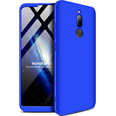 Coque Plastique Mat Protection Integrale 360 Degres Avant et Arriere Etui Housse M01 pour Xiaomi Redmi 8 Bleu