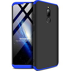 Coque Plastique Mat Protection Integrale 360 Degres Avant et Arriere Etui Housse M01 pour Xiaomi Redmi 8 Bleu et Noir