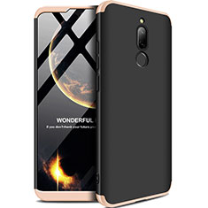 Coque Plastique Mat Protection Integrale 360 Degres Avant et Arriere Etui Housse M01 pour Xiaomi Redmi 8 Or et Noir