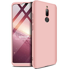 Coque Plastique Mat Protection Integrale 360 Degres Avant et Arriere Etui Housse M01 pour Xiaomi Redmi 8 Or Rose