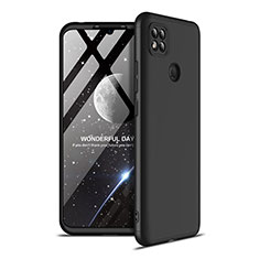 Coque Plastique Mat Protection Integrale 360 Degres Avant et Arriere Etui Housse M01 pour Xiaomi Redmi 9 India Noir