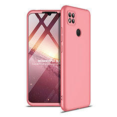 Coque Plastique Mat Protection Integrale 360 Degres Avant et Arriere Etui Housse M01 pour Xiaomi Redmi 9 India Or Rose