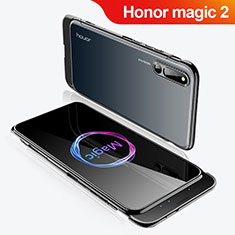 Coque Plastique Mat Protection Integrale 360 Degres Avant et Arriere Etui Housse M02 pour Huawei Honor Magic 2 Noir