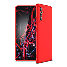 Coque Plastique Mat Protection Integrale 360 Degres Avant et Arriere Etui Housse P01 pour Samsung Galaxy A24 4G Rouge