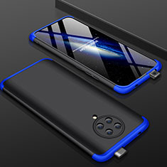 Coque Plastique Mat Protection Integrale 360 Degres Avant et Arriere Etui Housse P01 pour Xiaomi Redmi K30 Pro Zoom Bleu et Noir