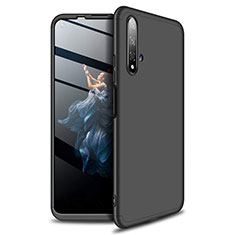 Coque Plastique Mat Protection Integrale 360 Degres Avant et Arriere Etui Housse P02 pour Huawei Honor 20S Noir