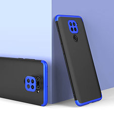 Coque Plastique Mat Protection Integrale 360 Degres Avant et Arriere Etui Housse P02 pour Xiaomi Redmi 10X 4G Bleu et Noir