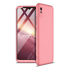 Coque Plastique Mat Protection Integrale 360 Degres Avant et Arriere Etui Housse P02 pour Xiaomi Redmi 9i Or Rose