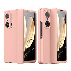 Coque Plastique Mat Protection Integrale 360 Degres Avant et Arriere Etui Housse pour Huawei Honor Magic V 5G Rose