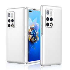 Coque Plastique Mat Protection Integrale 360 Degres Avant et Arriere Etui Housse pour Huawei Mate X2 Blanc