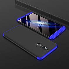 Coque Plastique Mat Protection Integrale 360 Degres Avant et Arriere Etui Housse pour Huawei Nova 2i Bleu et Noir