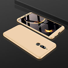 Coque Plastique Mat Protection Integrale 360 Degres Avant et Arriere Etui Housse pour Huawei Nova 2i Or