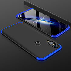 Coque Plastique Mat Protection Integrale 360 Degres Avant et Arriere Etui Housse pour Huawei Nova 3e Bleu et Noir