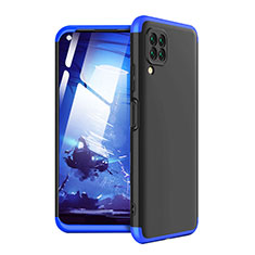 Coque Plastique Mat Protection Integrale 360 Degres Avant et Arriere Etui Housse pour Huawei Nova 6 SE Bleu et Noir