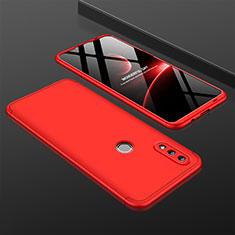 Coque Plastique Mat Protection Integrale 360 Degres Avant et Arriere Etui Housse pour Huawei Nova Lite 3 Rouge