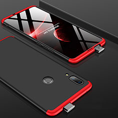 Coque Plastique Mat Protection Integrale 360 Degres Avant et Arriere Etui Housse pour Huawei P Smart Z Rouge et Noir