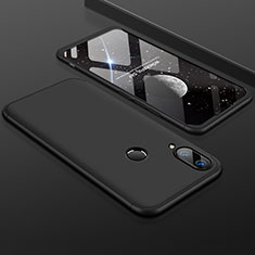 Coque Plastique Mat Protection Integrale 360 Degres Avant et Arriere Etui Housse pour Huawei Y9 (2019) Noir