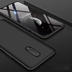 Coque Plastique Mat Protection Integrale 360 Degres Avant et Arriere Etui Housse pour OnePlus 7 Pro Noir