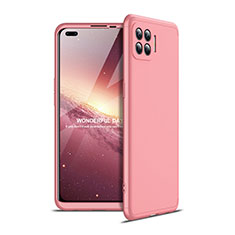 Coque Plastique Mat Protection Integrale 360 Degres Avant et Arriere Etui Housse pour Oppo A93 Or Rose