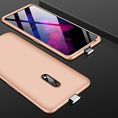 Coque Plastique Mat Protection Integrale 360 Degres Avant et Arriere Etui Housse pour Oppo K3 Or