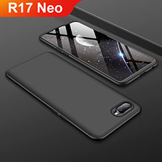 Coque Plastique Mat Protection Integrale 360 Degres Avant et Arriere Etui Housse pour Oppo R17 Neo Noir