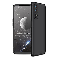 Coque Plastique Mat Protection Integrale 360 Degres Avant et Arriere Etui Housse pour Realme Narzo 30 4G Noir