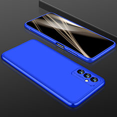 Coque Plastique Mat Protection Integrale 360 Degres Avant et Arriere Etui Housse pour Samsung Galaxy M34 5G Bleu