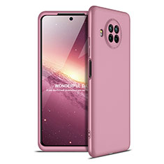 Coque Plastique Mat Protection Integrale 360 Degres Avant et Arriere Etui Housse pour Xiaomi Mi 10i 5G Or Rose