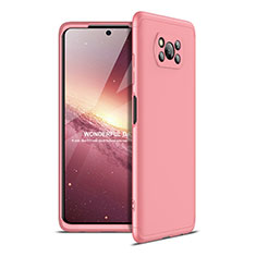 Coque Plastique Mat Protection Integrale 360 Degres Avant et Arriere Etui Housse pour Xiaomi Poco X3 Or Rose