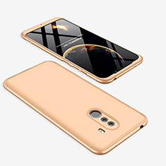 Coque Plastique Mat Protection Integrale 360 Degres Avant et Arriere Etui Housse pour Xiaomi Pocophone F1 Or