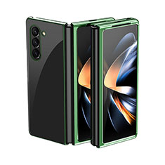 Coque Plastique Mat Protection Integrale 360 Degres Avant et Arriere Etui Housse QH2 pour Samsung Galaxy Z Fold5 5G Vert