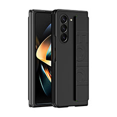 Coque Plastique Mat Protection Integrale 360 Degres Avant et Arriere Etui Housse QH3 pour Samsung Galaxy Z Fold5 5G Noir