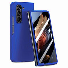 Coque Plastique Mat Protection Integrale 360 Degres Avant et Arriere Etui Housse SD1 pour Samsung Galaxy Z Fold5 5G Bleu