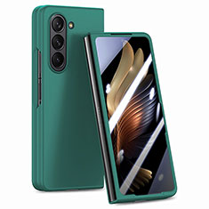 Coque Plastique Mat Protection Integrale 360 Degres Avant et Arriere Etui Housse SD1 pour Samsung Galaxy Z Fold5 5G Vert