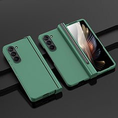 Coque Plastique Mat Protection Integrale 360 Degres Avant et Arriere Etui Housse SD2 pour Samsung Galaxy Z Fold5 5G Vert