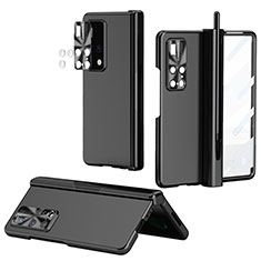 Coque Plastique Mat Protection Integrale 360 Degres Avant et Arriere Etui Housse ZL1 pour Huawei Mate X2 Noir