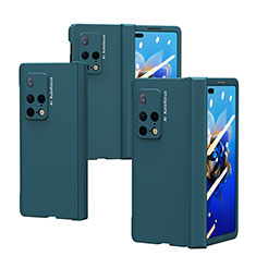 Coque Plastique Mat Protection Integrale 360 Degres Avant et Arriere Etui Housse ZL6 pour Huawei Mate X2 Vert