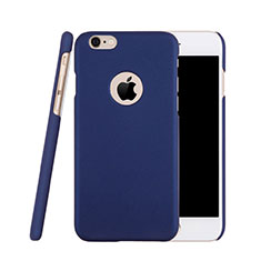 Coque Plastique Rigide avec Trou Mat pour Apple iPhone 6S Bleu